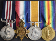*A Great War ‘Third Ypres’ Military Medal Group of 4 awarded to Private James Arthur Thompson, 2nd Battalion, East Lancashire Regiment, most likely aw...