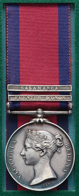 *Military General Service, 1793-1814, 2 clasps, Fuentes D’Onor, Salamanca (G. Mc...