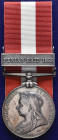 *Canada General Service, 1866-70, single clasp, Fenian Raid 1866 (511. Pte T. Thompson 30th Regt.), engraved in smart upright capitals, court-mounted ...