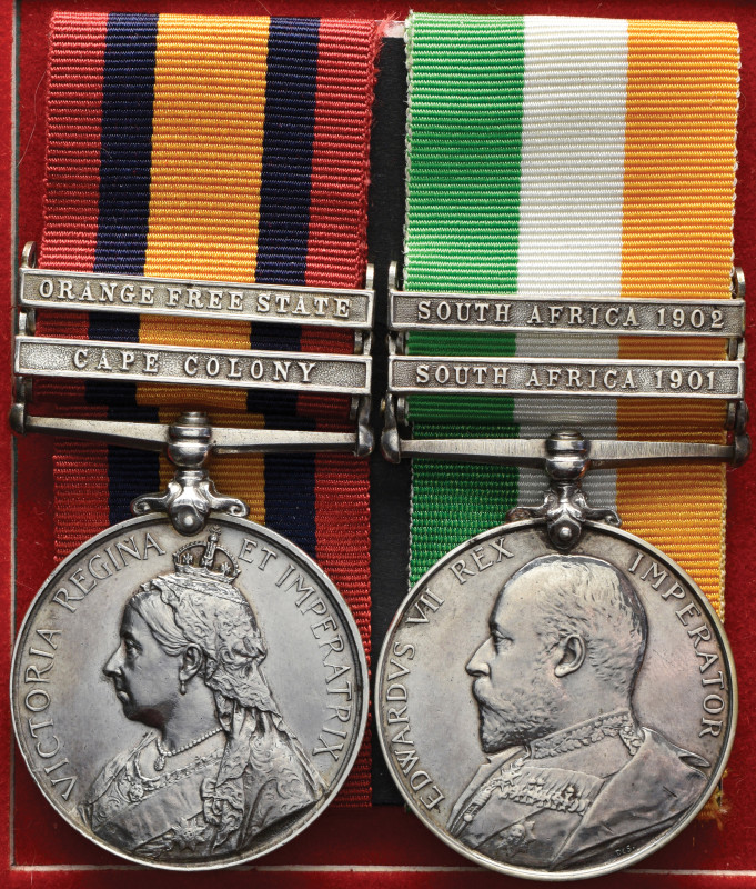 A Boer War Pair awarded to Surgeon James Ward Summerhayes M.D., East Lancashire ...