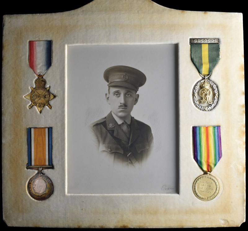 *An Officer’s Great War Territorial Decoration Group of 4 awarded to Major James...