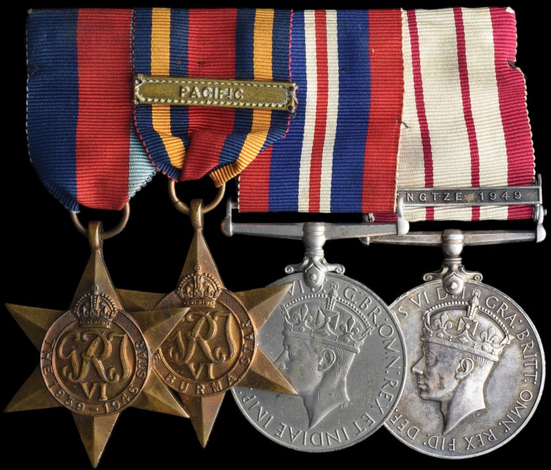*A Fine and Well-Documented WW2 and N.G.S. ‘Yangtze 1949’ Group of 4 awarded to ...