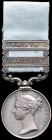 *Army of India, 1799-1826, short-hyphen reverse, 2 clasps, Argaum, Gawilghur (Corporal J. Clayton: Regt. of Arty), engraved in a smart, running script...