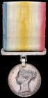 *Ghuznee Cabul, 1842, with contemporary replacement silver clip and straight bar suspension (Wm. Reed, 41st Regt.), engraved in small upright capitals...