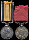 A South Africa 1853 and Army L.S.G.C. Pair awarded to W. Nixon, 74th Foot, comprising: South Africa, 1853 (W. Nixon 74th Regt.), naming details largel...
