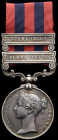 India General Service, 1854-1895, 2 clasps, Burma 1885-7, Burma 1887-89 (562 Private S. Irvine. 2nd Bn. R. Muns. Fus.), suspension a touch loose, mino...