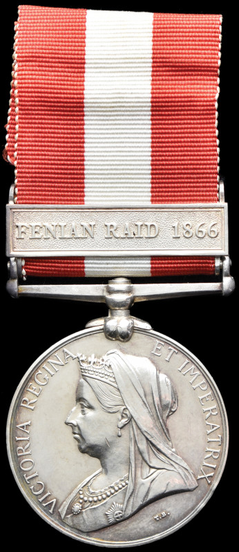 *Canada General Service, 1866-70, single clasp, Fenian Raid 1866 (Dr. W. Brown K...