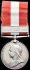 *Canada General Service, 1866-70, single clasp, Fenian Raid 1866 (Dr. W. Brown Kingston F.B.), impressed in Canadian style lettering, small mark to ch...