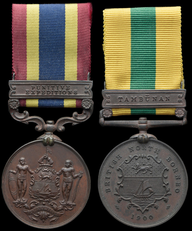 British North Borneo Company’s Medal, 1888-1916, in bronze, single clasp, Puniti...