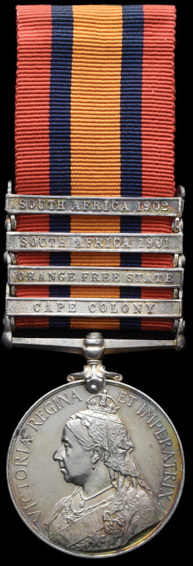 *Queen’s South Africa, 1899-1902, 3rd type reverse, 4 clasps, Cape Colony, Orang...
