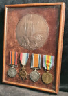 *A Queen’s Mediterranean Medal, Great War Trio and Memorial Plaque Group of 5 awarded to Captain Mervyn Lloyd, 3rd Battalion, Northumberland Fusiliers...