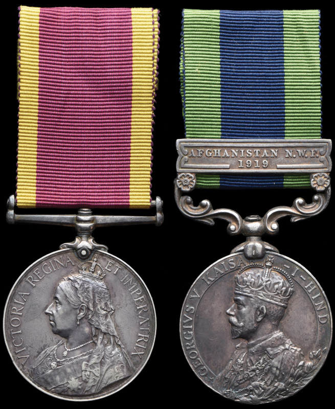An Interesting China 1900 and I.G.S. Afghanistan N.W.F. Pair awarded to Accounta...