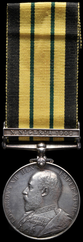 *Africa General Service, 1902-56, E.VII.R., single clasp, N. Nigeria 1902 (1695 ...