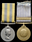 A Korean War Pair awarded to Private E. Jones, Army Catering Corps, comprising: Korea, 1950-53 (22426204 Pte. E. Jones. A.C.C.); United Nations Korea ...
