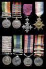 Miscellaneous Miniature Medals and Awards, comprising: M.B.E. (Military); Distinguished Conduct Medal, G.V.R.; Q.S.A. 3 clasps (Trans/C.C./O.F.S.); Q....