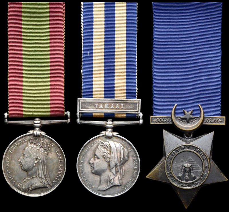 A Group of Three awarded to Driver Robert Lucas, Royal Artillery, comprising: Af...