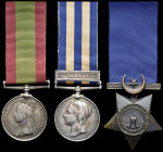 A Group of Three awarded to Driver Robert Lucas, Royal Artillery, comprising: Afghanistan, 1878-80, no clasp (4362 Driv: R. Lucas. A/4th Bde. R.A.); E...