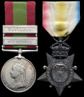 *A Second Afghan War Pair awarded to Captain Charles Edward Walker, 11th Battery, 9th Brigade, Royal Artillery, who was Mentioned in Despatches but la...