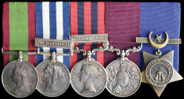 *A Second Afghan War, Egypt Campaign and L.S.G.C. Group of Five awarded to Private William Bryan, 1st Battalion, 18th Foot (Royal Irish Regiment), com...