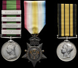 *A Second Afghan War Pair awarded to Private Daniel McMartin, 42nd Royal Highlanders (Black Watch), with an apparently related Ashantee Campaign to a ...