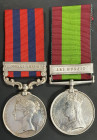 An I.G.S. ‘Jowaki 1877-8’ and Second Afghan War Pair awarded to Private Henry Wilson, 4th Battalion, Rifle Brigade, comprising: India General Service,...