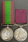 A Second Afghan War and Army L.S.G.C. Pair awarded to Sergeant A. Paterson, Commissariat Department, comprising: Afghanistan, 1878-80, no clasp (Sub-C...
