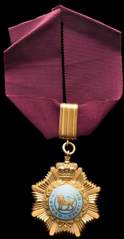*Order of British India, 1st class, second type (c.1939-46), in gold with sky bl...
