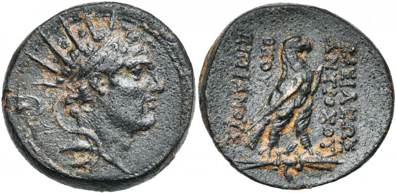 ROYAUME SELEUCIDE, Antiochos IV Epiphane (175-163), AE bronze, 169-168 av. J.-C....