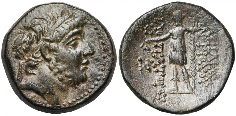 ROYAUME SELEUCIDE, Antiochos IX Philopator, 1er règne (114-112), AE bronze, Tars...