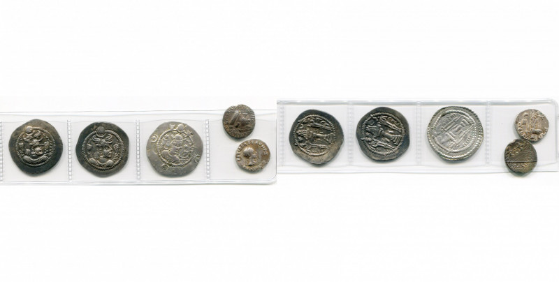 ROYAUME SASSANIDE, lot de 3 drahms: Peroz (2), AS et VH (pr. SUP); Kavad, 2e règ...