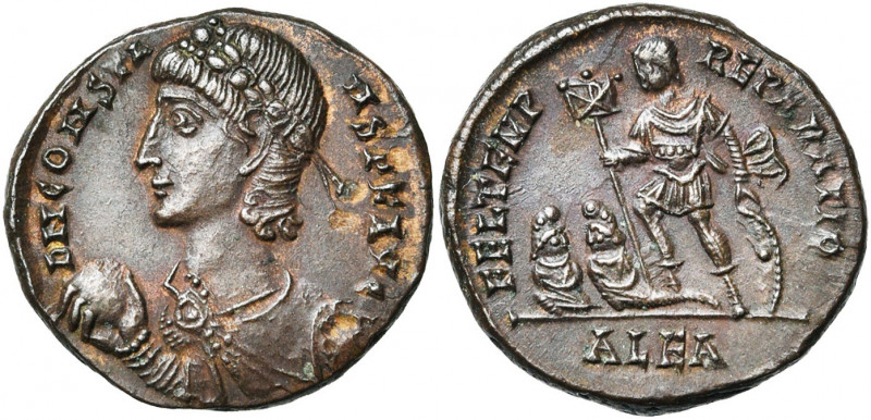 CONSTANT Auguste (337-350), AE centenionalis, 348-350, Alexandrie. D/ DN CONSTA-...