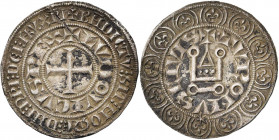 FRANCE, Royaume, Louis IX (1226-1270), AR gros tournois à l''étoile, 1266-1270. D/ + LVDOVICVS REX en légende intérieure. Croix pattée. R/ ·TVRONV.S ...