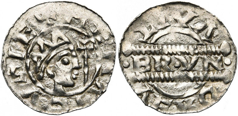NEDERLAND, FRIESLAND, Graafschap, Bruno III (1050-1057), AR denarius, Leeuwarden...
