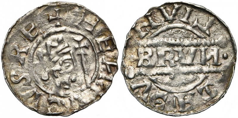 NEDERLAND, FRIESLAND, Graafschap, Bruno III (1050-1057), AR denarius, Leeuwarden...