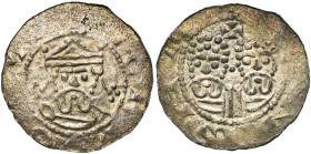 NEDERLAND, FRIESLAND, Graafschap, Egbert II (1068-1090), AR denarius, 1068-1077 (?), Emnighem (Westerenden). Vz/ [+ E]CB[ERTVS] Gekroond bb. v.v. Kz/ ...