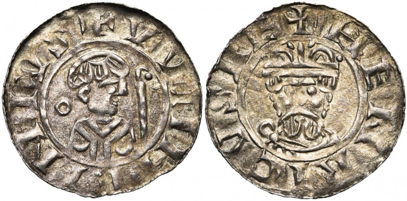 NEDERLAND, GRONINGEN, Willem van Pont, bisschop van Utrecht (1054-1076), AR dena...