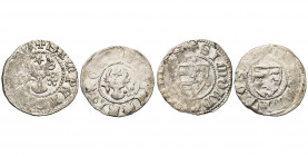 ROUMANIE, VOIVODAT DE MOLDAVIE, Petru Musat (1375-1391), AR lot de 2 dinars. Légère faiblesse de frappe.
Très Beau