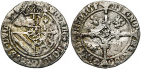 BRABANT, Duché, Charles Quint (1506-1555), billon gros, s.d. (1507-1520), Anvers. D/ Armes de Bourgogne en plein champ, sous une couronne. R/ Croix lo...
