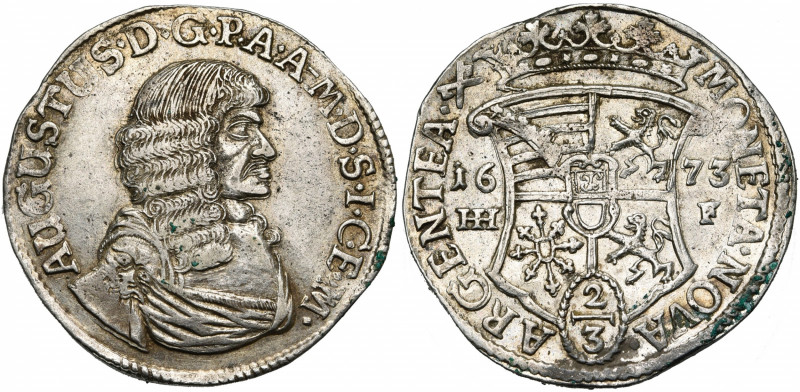 ALLEMAGNE, MAGDEBOURG, Archevêché, August de Saxe-Weissenfels (1638-1680), AR 2/...