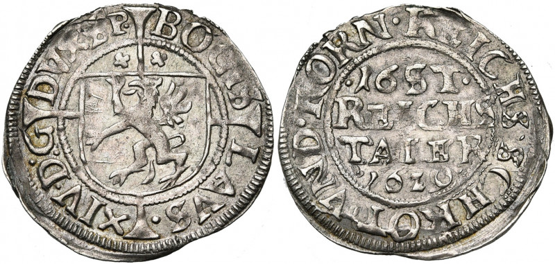 ALLEMAGNE, POMERANIE, Bogislaw XIV (1620-1637), AR 1/16 Taler, 1629, Stettin. D/...