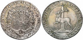 ALLEMAGNE, STOLBERG-STOLBERG, Friedrich Botho et Carl Ludwig (1761-1768), AR Taler, 1764C. D/ Ecu couronné, dans un cartouche orné d''une guirlande de...