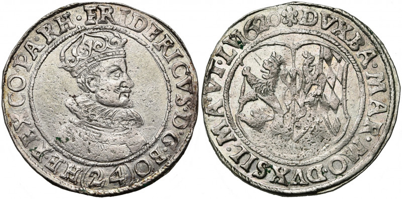 BOHEME, Frédéric de Palatinat (der Winterkönig) (1619-1620), AR 24 Kreuzer, 1620...