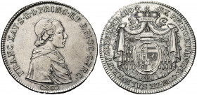 SAINT EMPIRE, GURK, Evêché, Franz Xaver, comte de Salm-Reifferscheid (1783-1822), AR 20 Kreuzer, 1806. D/ B. à d. R/ Armoiries. Slg. Horsky 4800; Holz...