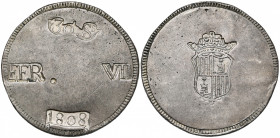 ESPAGNE, Ferdinand VII (1808-1833), AR 30 sous, 1808, Palma de Majorque. Pour les Baléares. Cal. 1291. Légère fin de plaque.
Très Beau