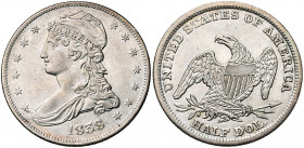 ETATS-UNIS, AR 1/2 dollar, 1838. A été nettoyé.
Très Beau à Superbe