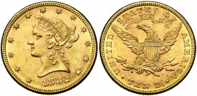 ETATS-UNIS, AV 10 dollars, 1882. Fr. 158.
presque Superbe