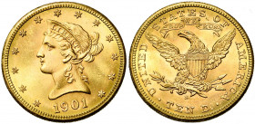 ETATS-UNIS, AV 10 dollars, 1901S. Fr. 160.
Superbe