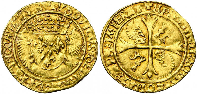 FRANCE, Royaume, Louis XII (1498-1515), AV écu d''or au porc-épic, novembre 1507...