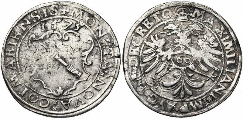 FRANCE, COLMAR, Ville impériale, AR florin d''argent (Guldentaler) de 60 Kreuzer...