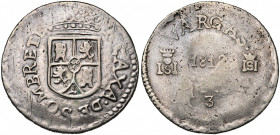 MEXIQUE, Ferdinand VII (1808-1821), AR 8 reales, 1812, Sombrerete. Emission de Fernando Vargas. K.M. 177. Rare Légère faiblesse de frappe.
Très Beau...